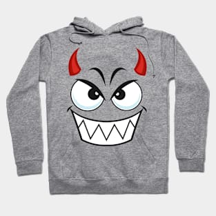 Cute creepy devil face Hoodie